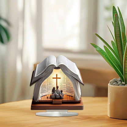 Jesus Night Light Christian Night Light Bible Cross Lamp Decor Bohemian